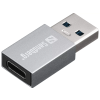 SANDBERG 136-46 USB-A apa - USB-C anya Adapter