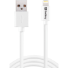 SANDBERG 340-75 Lightning - USB-A 2.0 M/M adatkábel 1m fehér (340-75)