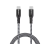 SANDBERG 441-38 USB-C apa - USB-C apa Adat és töltőkábel (1m)