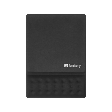SANDBERG Egérpad - Memory Foam Mousepad Square (memória habos csuklótámasz fekete) asztali számítógép kellék