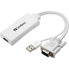 SANDBERG Sandberg vga, hdmi és dvi konvertáló, vga+audio to hdmi converter 508-78