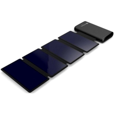 SANDBERG Solar 4-Panel Powerbank 25000mAh + napelem - fekete power bank