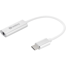 SANDBERG USB-C - 3.5mm Jack Audio adapter kábel és adapter