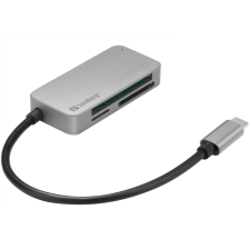 SANDBERG USB-C Multi Card Reader Pro Silver (136-38) kártyaolvasó