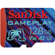 Sandisk 128GB microSDXC Class 10 U3 V30 A2 Extreme Gameplay memóriakártya