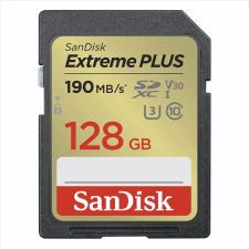 Sandisk 128GB SDXC Sandisk Extreme Plus memória kártya CL10 U3 V30 (121593 / SDSDXWA-128G-GNCIN) (SDSDXWA-128G-GNCIN) memóriakártya