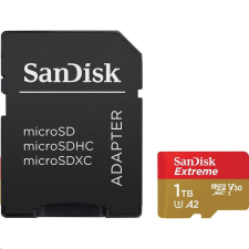 Sandisk 1TB microSDXC Class 10 U3 V30 A2 Extreme + adapterrel memóriakártya