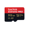 Sandisk 214507, MICROSD EXTREME PRO KÁRTYA 512GB, 200/140 MB/s, A2 C10 V30 UHS-I U3
