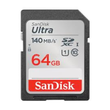 Sandisk 215415, SDXC ULTRA KÁRTYA 64GB, 140MB/s CL10 UHS-I (215415) memóriakártya