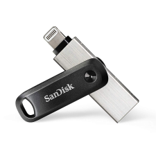 Sandisk 256GB iXpand Flash Drive GO USB 3.0 / Lightning Pendrive - Fekete/Ezüst (183589) pendrive