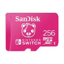 Sandisk 256GB microSDXC Class10 UHS-1 Nintendo Switch Fortnite Edition Cuddle Team memóriakártya