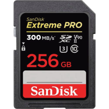 Sandisk 256GB SDXC Extreme Pro Class 10 UHS-II CL10 U3 V90 memóriakártya