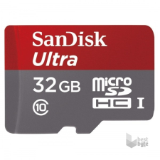 Sandisk 32GB SD micro ( SDHC Class 10) Mobile Ultra UHS-1 memória kártya adapterrel memóriakártya