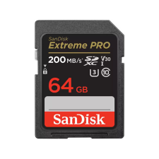 Sandisk 64GB SDXC Class 10 U3 V30 Extreme Pro memóriakártya