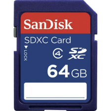 Sandisk 64GB SDXC Class 4 memória kártya (114820) memóriakártya