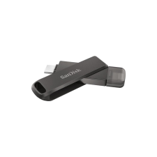 Sandisk 64GB USB C/Apple Lightning iXPAND LUXE Fekete (186552) pendrive pendrive