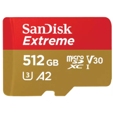 Sandisk Extreme 512GB MicroSDXC 30 MB/s 121589 memóriakártya