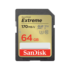 Sandisk Extreme 64GB SDXC UHS-I Memóriakártya memóriakártya
