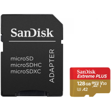 Sandisk Extreme Plus 128GB MicroSDXC 90 MB/s SDSQXBD-128G-GN6MA memóriakártya