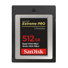 Sandisk extreme pro cfexpress 512 gb type b 1700/1200 mb/s sdcfe-512g-gn4in memóriakártya