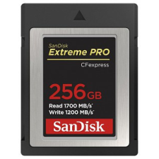 Sandisk Extreme Pro CFExpress Type B 256GB memóriakártya (1700/1200 MB/s sebesség) (186486) memóriakártya