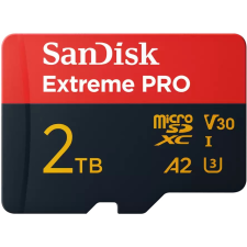 Sandisk EXTREME PRO MICROSDXC 2TB UHS-I CARD WITH ADAPTER (SDSQXCD-2T00-GN6MA) memóriakártya