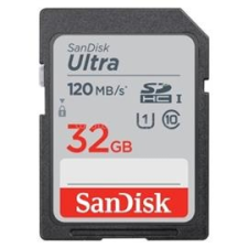 Sandisk memóriakártya SDHC ULTRA 32GB, 120MB/s, CL10, UHS-I (SANDISK_186496) memóriakártya