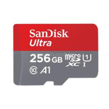 Sandisk MICROSD ULTRAR ANDROID KÁRTYA 256GB, 140MB/s,  A1, Class 10, UHS-I (215423) memóriakártya