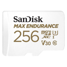 Sandisk microSDXC 256GB Max Endurance + SD adapter kábel és adapter