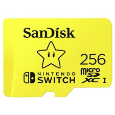 Sandisk microSDXC 256GB Nintendo Switch A1 V30 UHS-1 U3 videójáték kiegészítő