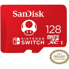 Sandisk microSDXC UHS-I card for Nintendo Switch piros 128GB asztali számítógép kellék