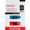 Sandisk Pen Drive 32GB USB 3.0 SanDisk Ultra piros-kék 2db/cs (SDCZ48-032G-G462) (SDCZ48-032G-G462)