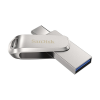 Sandisk Pendrive - 256GB Dual Drive Luxe (150MB/s, Type-C, USB 3.1 Gen 1, ezüst)