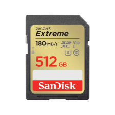 Sandisk Sandisk 512GB SDXC Class 10 U3 V30 Extreme memóriakártya