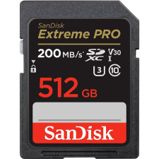 Sandisk SDXC 512 GB Extreme PRO + Rescue PRO Deluxe memóriakártya