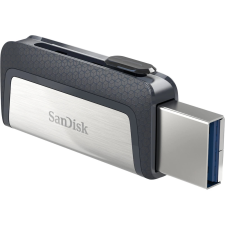 Sandisk Ultra Dual 64GB USB 3.1 + USB 3.1 Type C Fekete-Ezüst pendrive