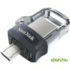 Sandisk Ultra Dual Drive m3.0 32GB USB 3.0 + microUSB Fekete-Ezüst
