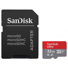 Sandisk Ultra microSDHC 32GB 120MB/s A1 Class 10 UHS-I + adapter memóriakártya