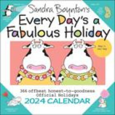  Sandra Boynton's Every Day's a Fabulous Holiday 2024 Wall Calendar – Sandra Boynton naptár, kalendárium