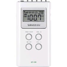 Sangean DT-120 zsebrádió fehér (DT-120_W) rádió