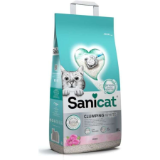 Sanicat Clumping White Rose csomósodó macskaalom rózsa illattal 8 l macskaalom