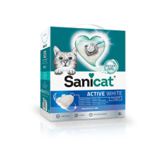  Sanicat macskaalom Active White ultra csomósodó fehér bentonit 6l macskaalom