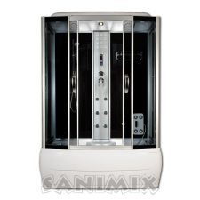  Sanimix  Hidromasszázs zuhanykabin elektonikával 170x85 cm 22.8011-170 INGYEN SZÁLLÍTÁSSAL kád, zuhanykabin