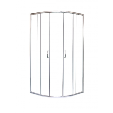  Sanotechnik PT40C íves sarokkabin króm profillal 90x90x180 cm kád, zuhanykabin