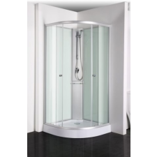  Sanotechnik RIO komplett 90x90x203cm íves zuhanykabin (PS03) kád, zuhanykabin