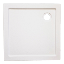 Sanotechnik SANOECHNIK VENUS ZUHANYTÁLCA AKRIL 80X80X4CM SZÖGLETES, KŐHATÁSÚ FELÜLETTEL, FEHÉR kád, zuhanykabin