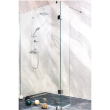  Sanotechnik SANOFLEX WIDE II kétrészes zuhanyfal (MS120) kád, zuhanykabin