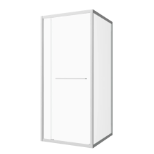 Sanotechnik SANOSLIM sarokkabin toló-forgó ajtóval 90 cm króm kád, zuhanykabin