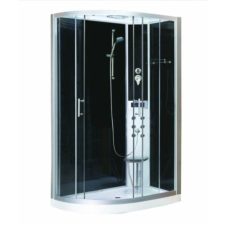 Sanotechnik Sanotechnik VARIO jobbos komplett hidromasszázs zuhanykabin 80x120x215 cm CL121 kád, zuhanykabin
