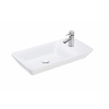  Sanovit - PULTRA ültethető - Top Counter- porcelán mosdó - bal vagy jobb csaplyukas - - 70 x 35 cm